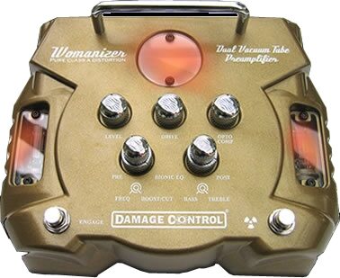 open zoom image for Damage Control Womanizer Class A Distortion Pedal, Face