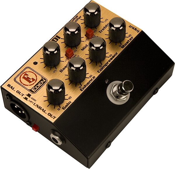open zoom image for Eden WTDI World Tour Bass DI Preamp Pedal, Main