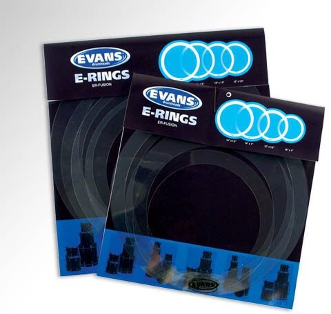 open zoom image for Evans ERSTANDARD E-Rings Standard Pack, 12, 13, 14, and 16 inch, Main