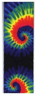 open zoom image for Planet Waves Woodstock Collection Woven Guitar Strap, Tie Dye