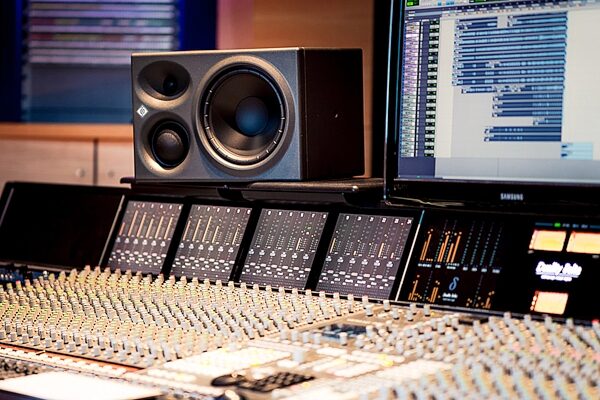 open zoom image for Neumann KH 310A Active 3-Way Studio Monitor, Single Speaker, Left, In Use