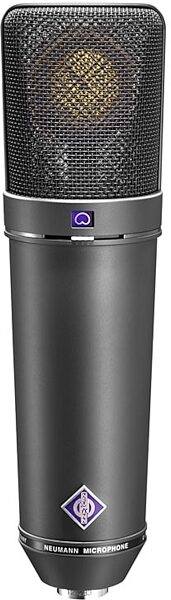 open zoom image for Neumann U 87 Ai Large-Diaphragm Condenser Microphone with Shock Mount, Case and Cable, Single Microphone, Black, Black