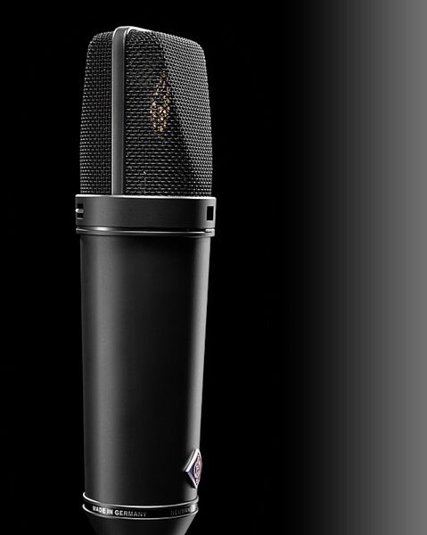 open zoom image for Neumann U 87 Ai Large-Diaphragm Condenser Microphone with Shock Mount, Case and Cable, Single Microphone, Black, Black