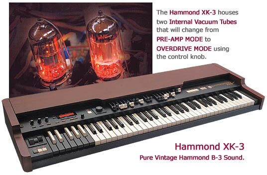 open zoom image for Hammond XK3 61-Key Modeling Organ, Tube Ad