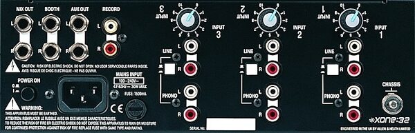 open zoom image for Allen and Heath Xone 32 3-Channel DJ Mixer with LFO, Connectors
