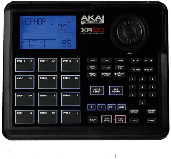 open zoom image for Akai XR20 Beat Production Station, Top