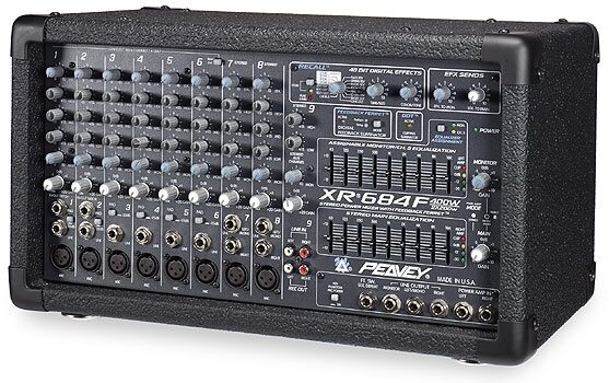 open zoom image for Peavey XR684F Powered Mixer with Feedback Ferret (2x200 Watts), Main