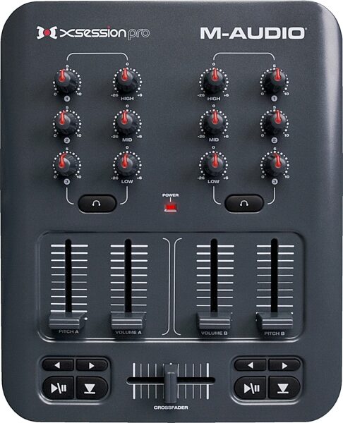 open zoom image for M-Audio X-Session Pro MIDI DJ Controller (Macintosh and Windows), Top