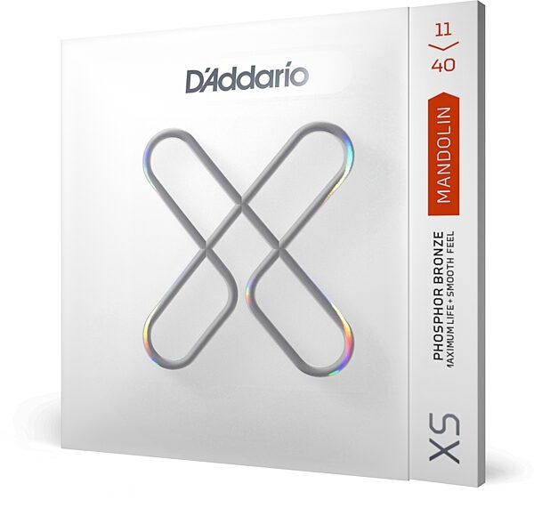 open zoom image for D'Addario XSM XS Mandolin Strings, 11-40, Action Position Back