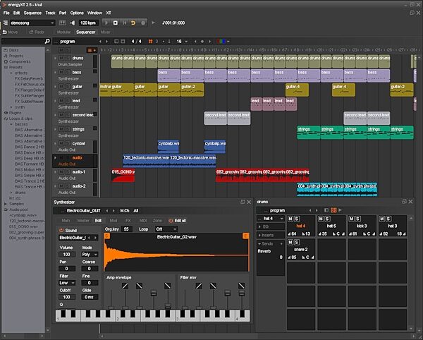 open zoom image for Behringer energyXT Music Production Software, Screenshot - Main
