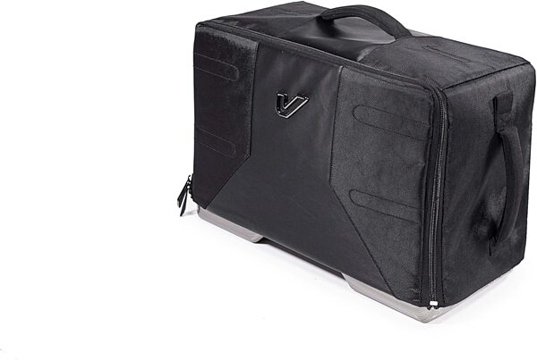 open zoom image for Gruv Gear Veloc Double Pedal Bag, Black, 19x12, Action Position Back