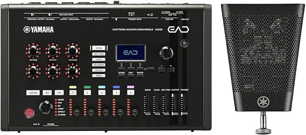 open zoom image for Yamaha EAD50 Advanced Electronic Acoustic Drum Module with DSU50 Stereo Condenser Microphone/Trigger, With 1 DSU50 Microphone/Trigger, Main
