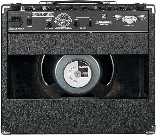 open zoom image for Traynor Custom Valve 20 Tube Guitar Amplifier (15 Watts, 1x12 in.), Black Back
