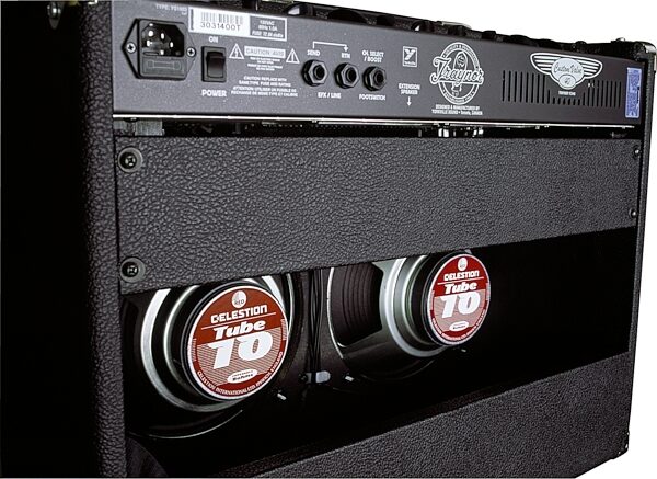 open zoom image for Traynor Custom Valve 40T Tube Guitar Amplifier (40 Watts, 2x10 in.), Rear Angle