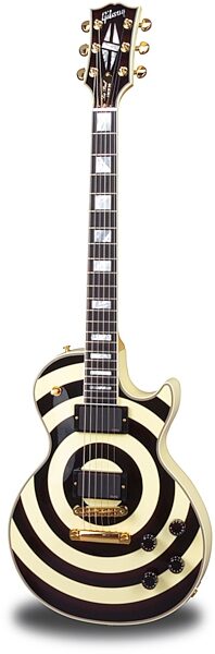 open zoom image for Gibson Custom Shop Zakk Wylde Aged Les Paul Electric Guitar (with Case), Aged Bullseye