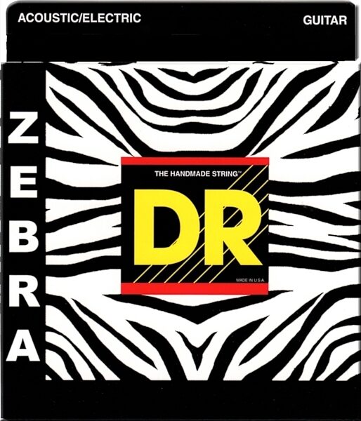 open zoom image for DR Strings ZAE11 Zebra Acoustic-Electric Guitar Strings (Medium-Lite, 11-50), Main