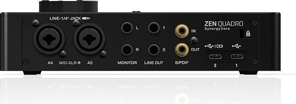 open zoom image for Antelope Audio Zen Quadro Synergy Core USB Audio Interface, Open Box (Very Good), Action Position Back