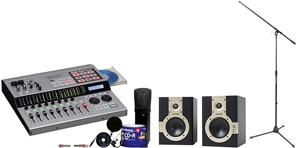 open zoom image for Zoom HD8CD Multi-Track Recording Studio, Studio Package