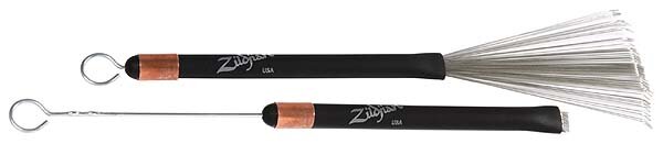 open zoom image for Zildjian Bent Bristle Retractable Brushes, Main