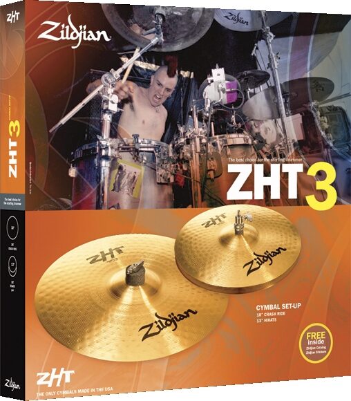 open zoom image for Zildjian ZHT Series Starter Cymbal Pack, Main
