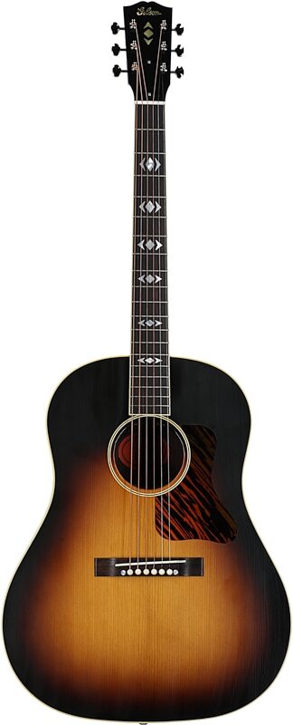 open zoom image for Gibson Historic 1936 Advanced Jumbo Acoustic Guitar (with Case), Vintage Sunburst, Serial Number 21982021, Full Straight Front