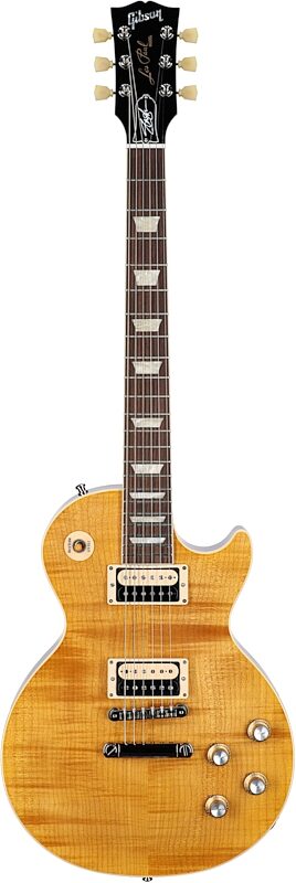 open zoom image for Gibson Slash Les Paul Standard Electric Guitar (with Case), Appetite Amber, Serial Number 211440229, Full Straight Front