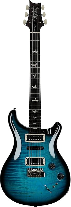 open zoom image for PRS Paul Reed Smith Modern Eagle V Electric Guitar (with Case), Carroll Blue Wraparound Smoke, Serial Number 0388355, Full Straight Front