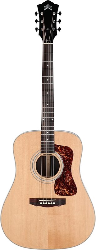 open zoom image for Guild D-50 Standard Dreadnought Acoustic Guitar, Natural, Serial Number C240652, Full Straight Front
