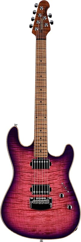 open zoom image for Ernie Ball Music Man Sabre Electric Guitar (with Case), Purple Lotus, Maple Fretboard, Serial Number H07163, Full Straight Front
