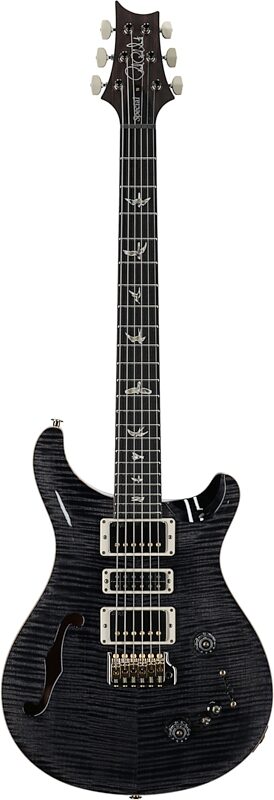 open zoom image for PRS Paul Reed Smith Special Semi-Hollow LTD 10-Top Electric Guitar (with Case), Gray Black, Serial Number 0378294, Full Straight Front