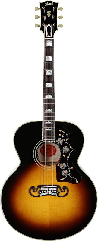 open zoom image for Gibson SJ-200 Original Jumbo Acoustic-Electric Guitar (with Case), Vintage Sunburst, Serial Number 23274007, Full Straight Front