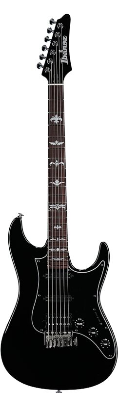 open zoom image for Ibanez ATZ300 Andy Timmons Electric Guitar, (with Case), Black, Serial Number 210001F2500598, Full Straight Front