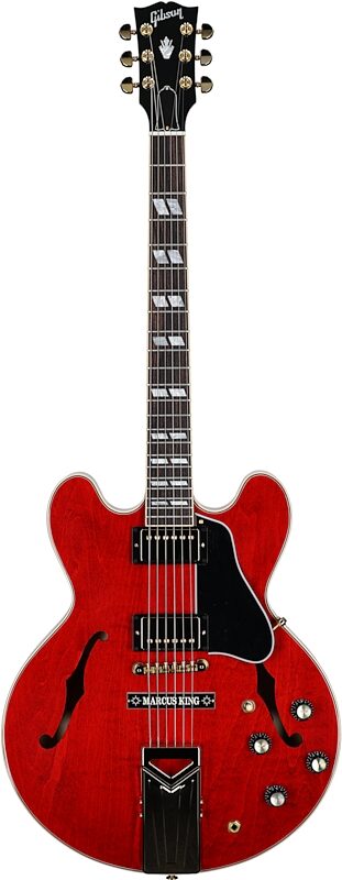 open zoom image for Gibson Marcus King ES-345 Electric Guitar (with Case), '60s Cherry, Serial Number 211450323, Full Straight Front