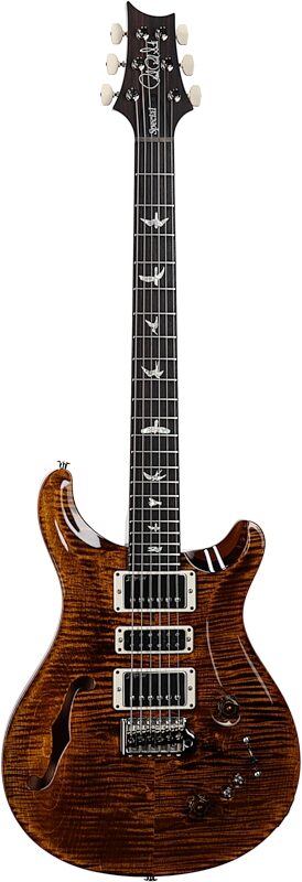 open zoom image for PRS Paul Reed Smith Special Semi-Hollowbody Electric Guitar (with Case), Black Gold, Serial Number 0408467, Full Straight Front