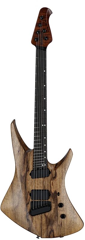 open zoom image for Ernie Ball Music Man Kaizen 6 Electric Guitar (with Case), Black Limba, Ebony Fretboard, Serial Number S12225, Full Straight Front