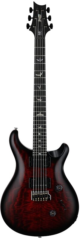open zoom image for PRS Paul Reed Smith 40th Anniversary Custom 24 Satin Limited Edition Electric Guitar, Fire Smokeburst, Serial Number 0408079, Full Straight Front