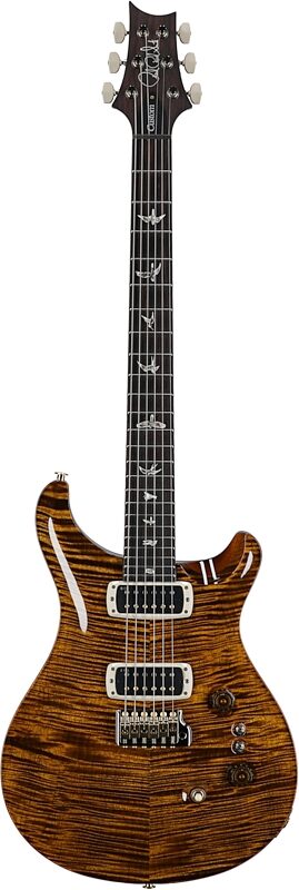open zoom image for PRS Paul Reed Smith Custom 24-08 10-Top Electric Guitar (with Case), Black Gold, Serial Number 0411518, Full Straight Front
