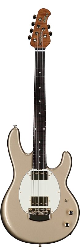 open zoom image for Ernie Ball Music Man StingRay II Cory Wong Electric Guitar, Cashmere, Serial Number s12700, Full Straight Front