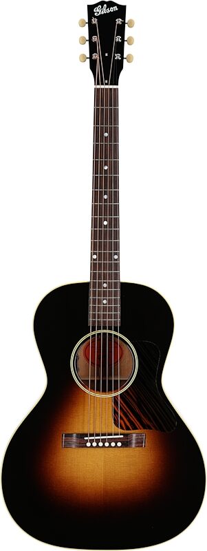 open zoom image for Gibson L-00 Original Acoustic-Electric Guitar (with Case), Vintage Sunburst, Serial Number 22045122, Full Straight Front