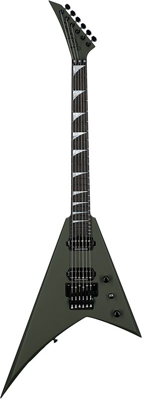 open zoom image for Jackson American Series RR24 Electric Guitar, with Ebony Fingerboard (and Case), Army Drab, Serial Number JAS2501446, Full Straight Front