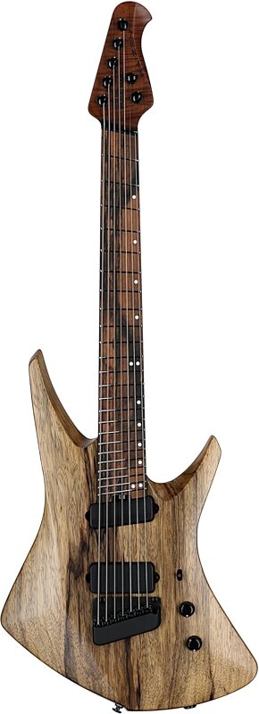open zoom image for Ernie Ball Music Man Kaizen 7 Electric Guitar (with Case), Black Limba, Ebony Fretboard, Serial Number S12424, Full Straight Front