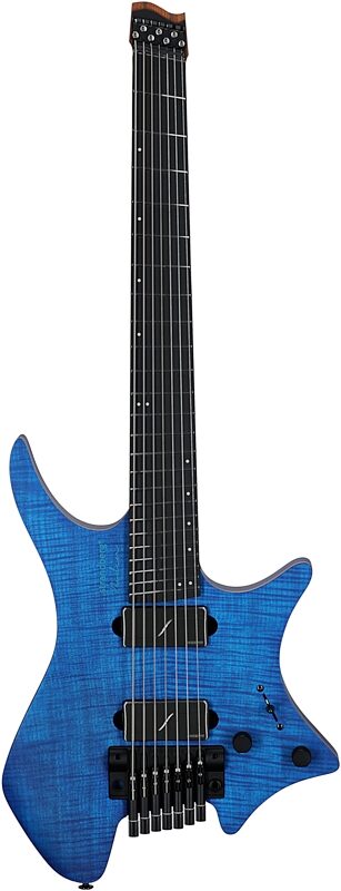 open zoom image for Strandberg Boden Prog NX 7 Electric Guitar, 7-String (with Gig Bag), Deep Blue, Serial Number C2509244, Full Straight Front