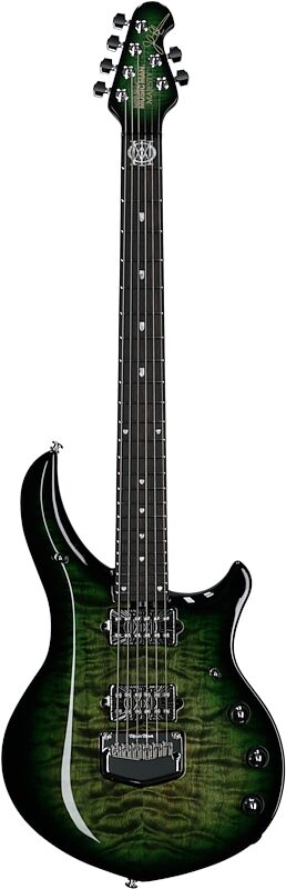 open zoom image for Ernie Ball Music Man John Petrucci Majesty 6 BFR Electric Guitar, Malachite, Serial Number M019000, Full Straight Front