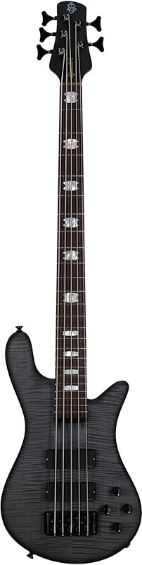 open zoom image for Spector Euro 5 LX Bass Guitar (with Gig Bag), Black Satin Matte, Serial Number ]C121NB22103, Full Straight Front