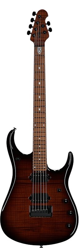 open zoom image for Ernie Ball Music Man John Petrucci JP15 Electric Guitar (with Case), Amber Waves Flame, Maple Fretboard, Serial Number H09044, Full Straight Front