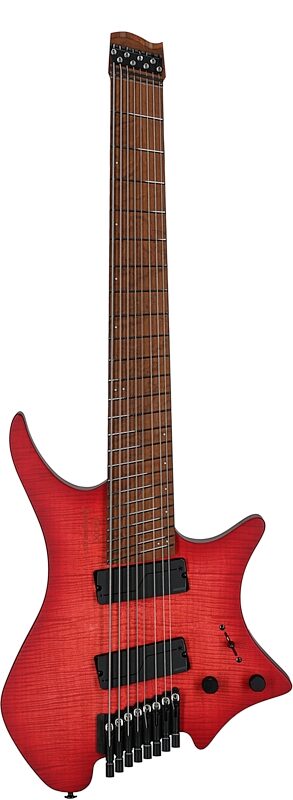 open zoom image for Strandberg Boden Original Series N2.8 Electric Guitar, 8-String, Sunset Coral Burst Satin, Serial Number C2508408, Full Straight Front