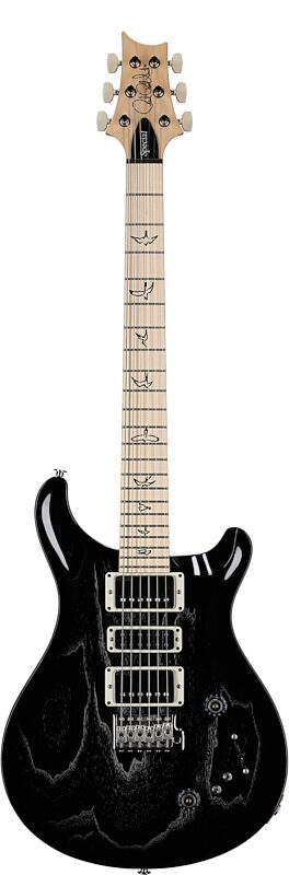 open zoom image for PRS Paul Reed Smith Swamp Ash Special Maple Electric Guitar (with Gig Bag), Black Doghair, Serial Number 0411822, Full Straight Front