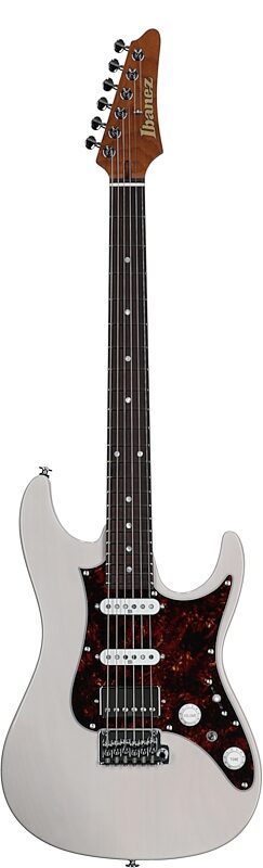 open zoom image for Ibanez AZ2204N Prestige Electric Guitar (with Case), Antique White Blonde, Serial Number 210002F2533083, Full Straight Front