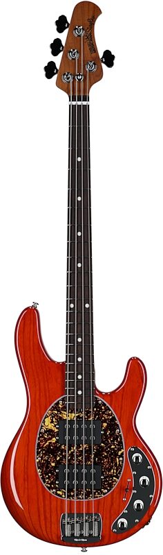open zoom image for Ernie Ball Music Man StingRay Special HH Electric Bass (with Case), Translucent Orange, Rosewood Fretboard, Serial Number K10317, Full Straight Front