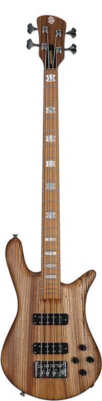open zoom image for Spector Euro 4 RST Electric Bass (with Gig Bag), Zebrawood, Serial Number 211NB23742, Full Straight Front